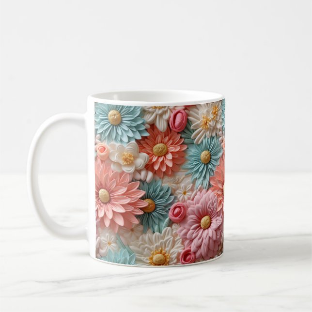 Mug Fleurs d'art (Gauche)
