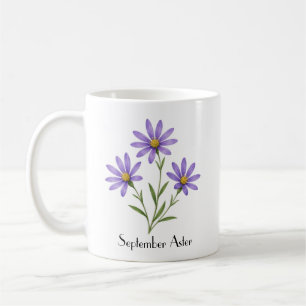Mug Fleurs d'Aster de Septembre