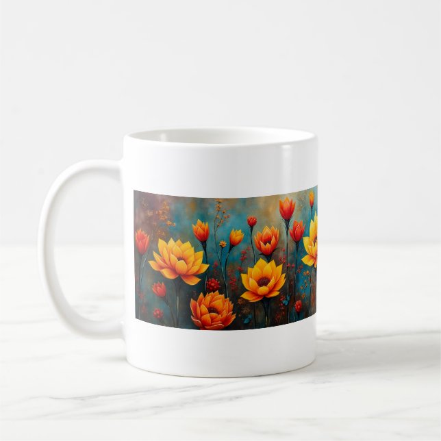 Mug Fleurs d'automne (Gauche)