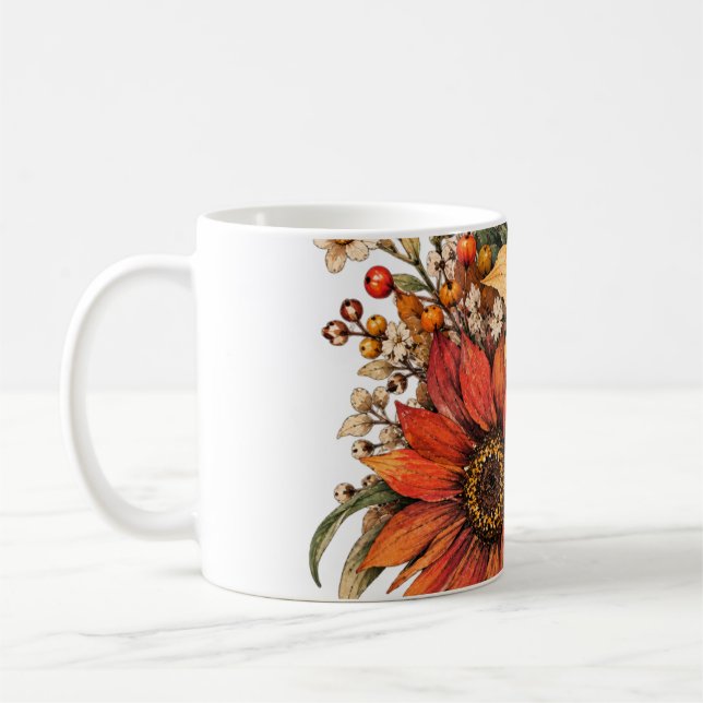 Mug Fleurs d'automne (Gauche)