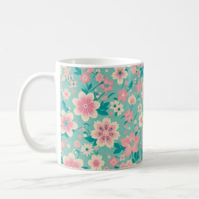 Mug Fleurs de beauté florissantes (Gauche)