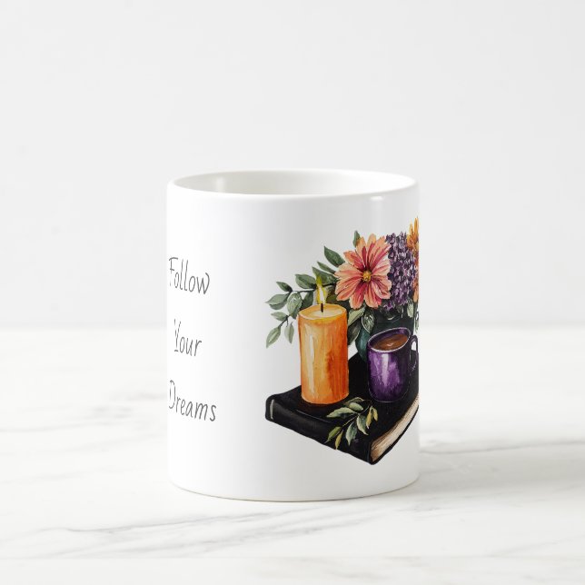 Mug Fleurs de bougie pêche (Centre)