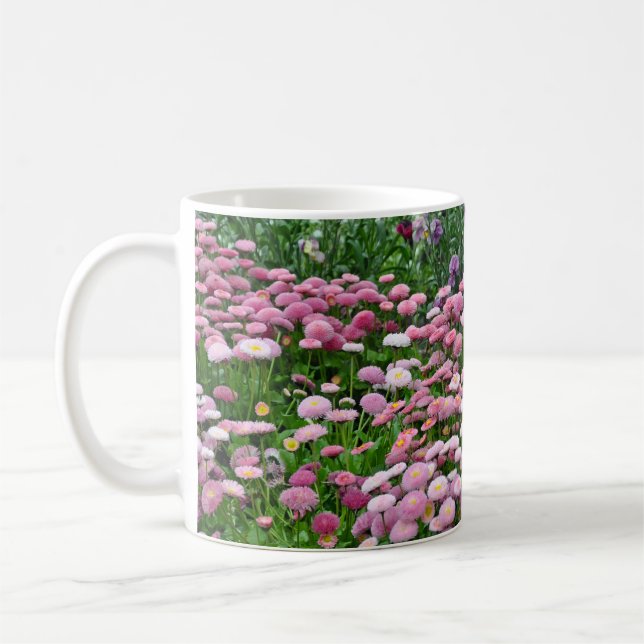 Mug Fleurs de bouton rose (Gauche)