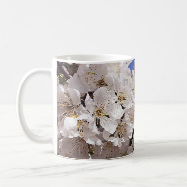 Mug Fleurs de cerisier. Joyeuses Pâques (Gauche)