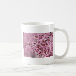 Mug Fleurs de Cerisier Sakura Pastel Rose Calquees
