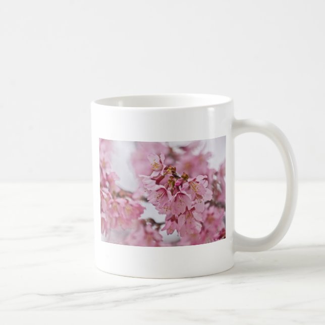 Mug Fleurs de cerisier Sakura rose pâle (Droite)