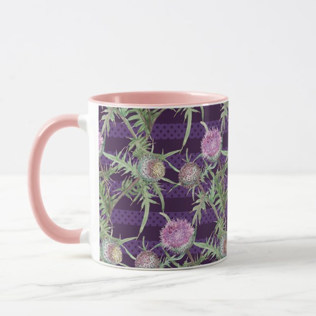 Mug Fleurs de chardon (Gauche)