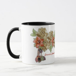 Mug Fleurs de cuir sur le daim