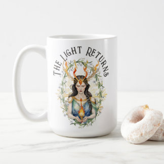 Mug Fleurs de déesse Viccan Imbolc