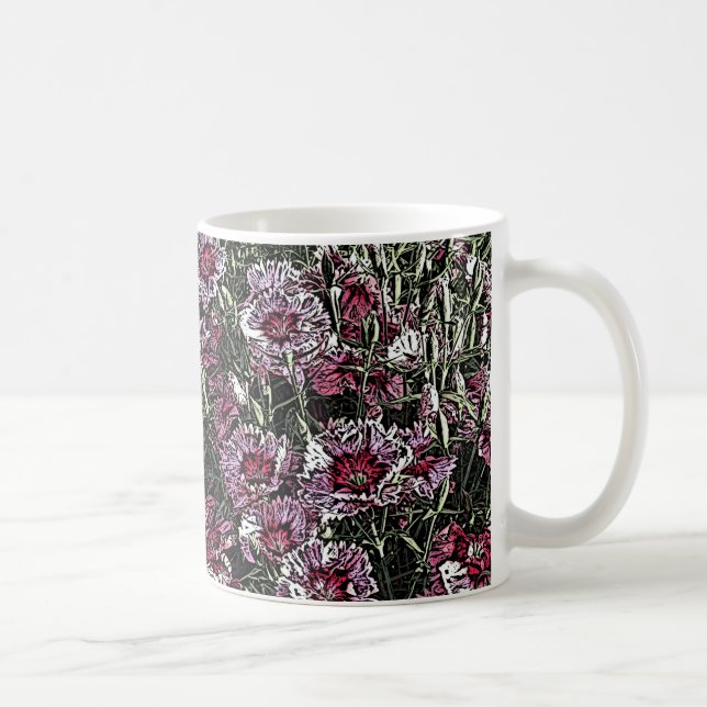 MUG FLEURS DE DIANTHUS (Droite)