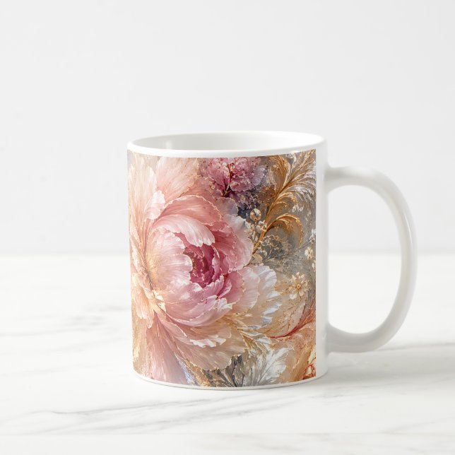 Mug Fleurs de Fantaisie Luxueuses (Droite)