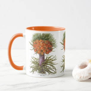 Mug Fleurs de Fritillaire Orange Vintage Basilius Besl