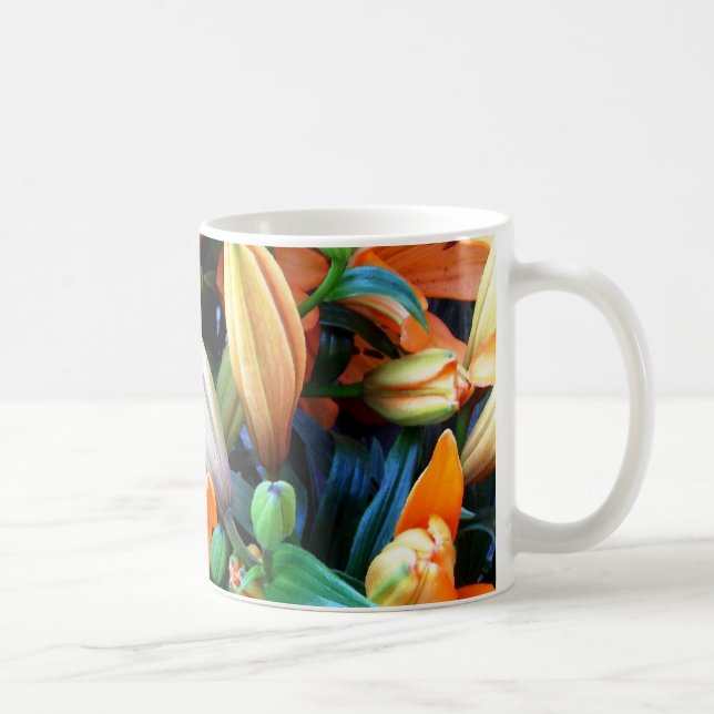 Mug fleurs de groupe (Droite)
