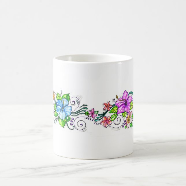Mug Fleurs de ketmie de Hawiian (Centre)