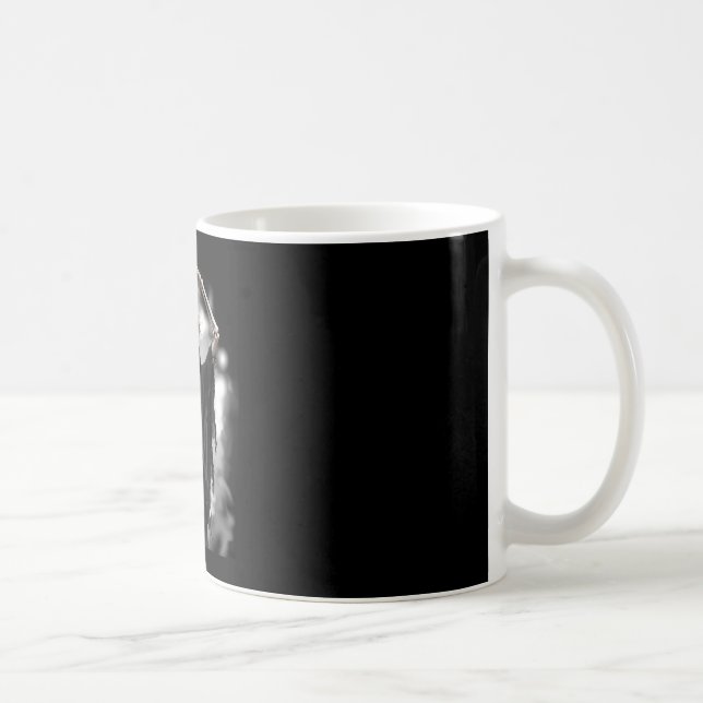 Mug Fleurs de la fête des mères visage effrayant mains (Droite)