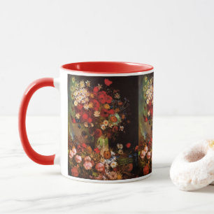 Mug Fleurs de la vie morte dans un vase par Vincent va