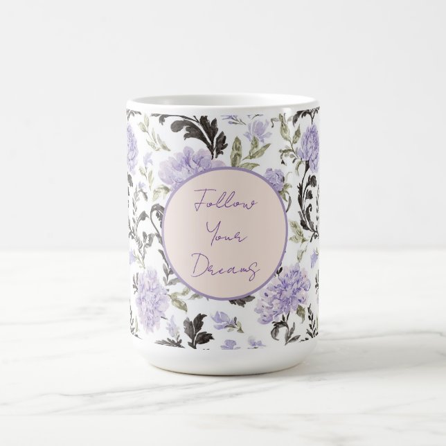 Mug Fleurs de Lavande Violette   (Centre)