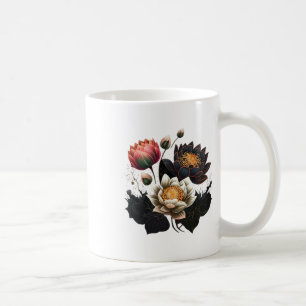 Mug Fleurs de lotus Bouddhisme Symbole spirituel Yoga 