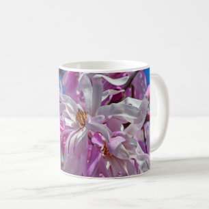 Mug Fleurs de magnolia rose