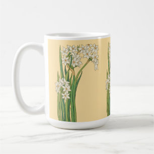 Mug Fleurs de Narcisse Art Nouveau