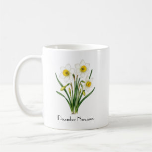 Mug Fleurs de Narcisse de Décembre 