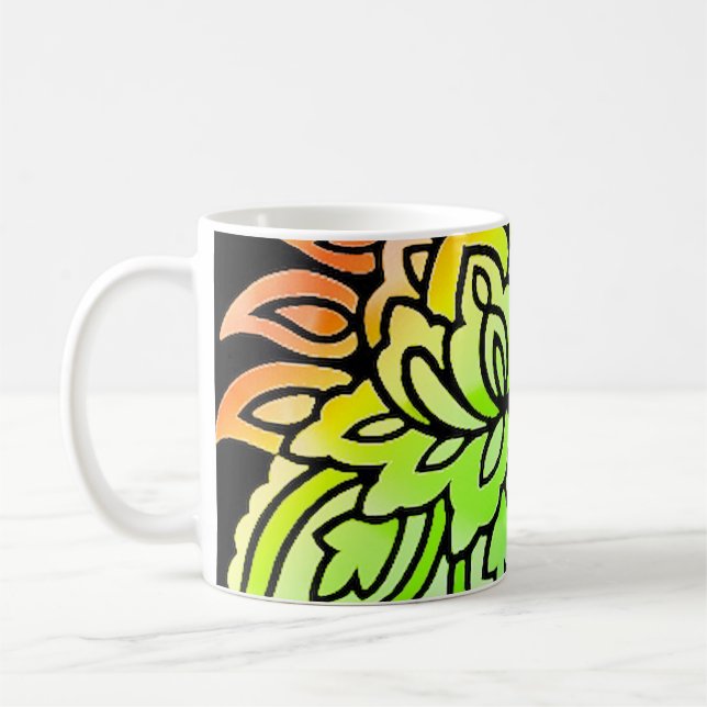 Mug Fleurs de néon (Gauche)