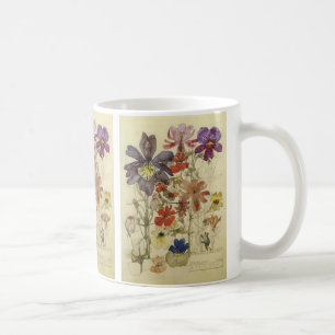Mug Fleurs de papillon par Charles Mackintosh