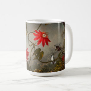 Mug Fleurs de passion avec tête de colibris