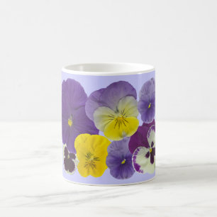 Mug fleurs de pensée