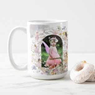 Mug Fleurs de prairie fleurs sauvages Cadeau photo Ann