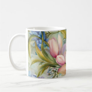 Mug Fleurs De Printemps Élégantes. Peinture
