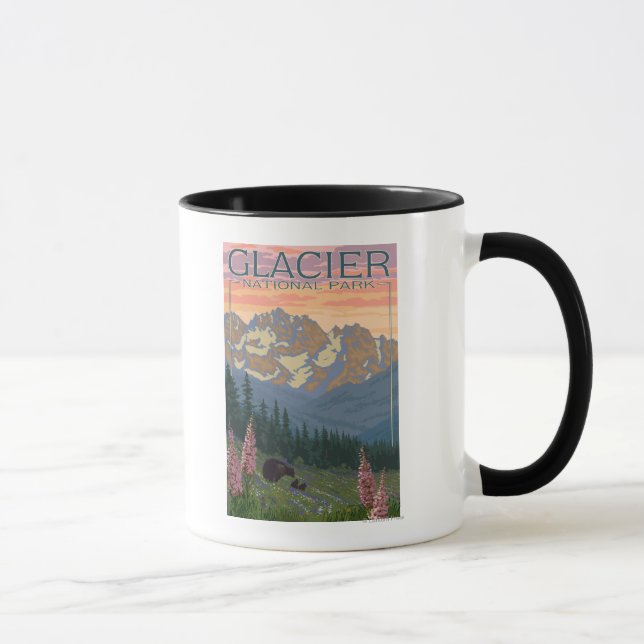 Mug Fleurs de printemps - Parc national des Glaciers,  (Droite)