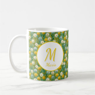 Mug Fleurs de printemps romantiques personnalisées
