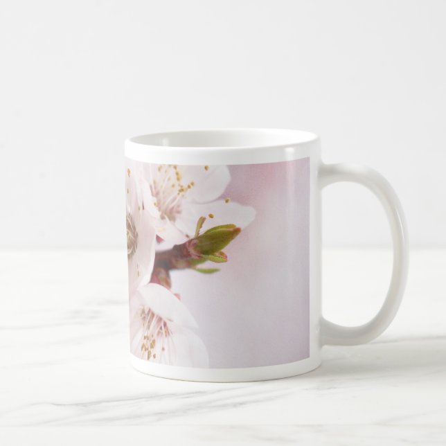 Mug Fleurs de printemps roses (Droite)