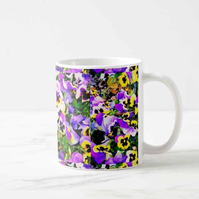 Mug fleurs de sansy multicolores (Droite)