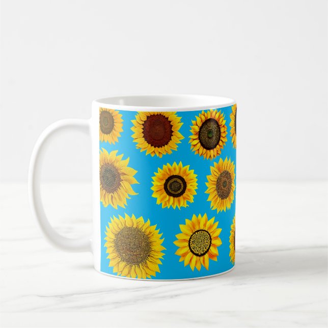 Mug Fleurs de soleil (Gauche)