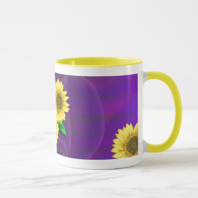 Mug Fleurs de soleil (Droite)