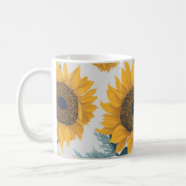 Mug Fleurs de soleil - Musique d'été (Gauche)