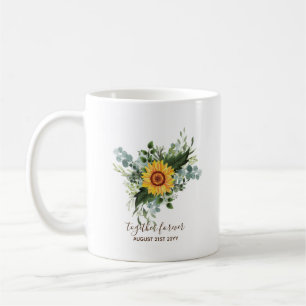 Mug Fleurs de soleil rustiques Eucalyptus Leaf