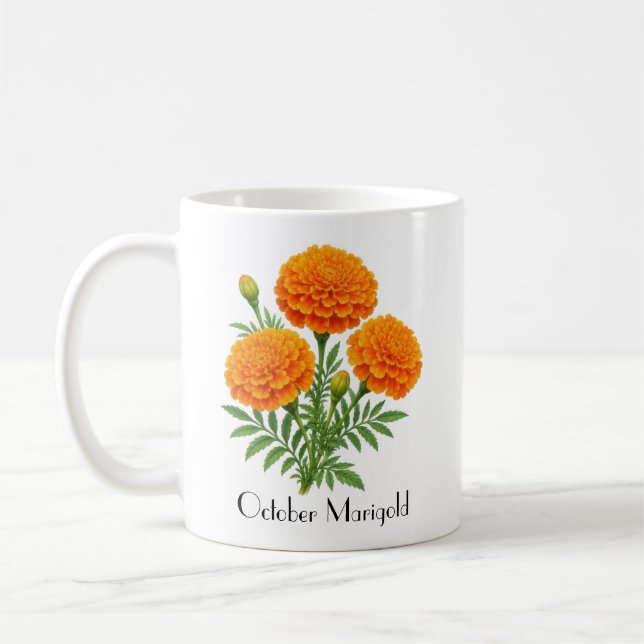 Mug Fleurs de souci d'octobre (Gauche)