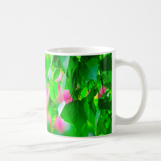 Mug Fleurs de tulipe personnalisables aux feuilles de  (Droite)