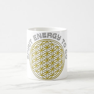 MUG FLEURS DE VIE - ÉNERGIE D'ESPRIT À PARTIR