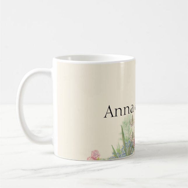 Mug Fleurs d'eau vintages (Gauche)