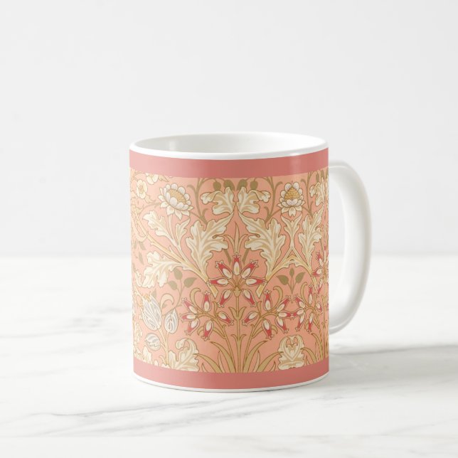 Mug Fleurs décoratives rose pastel (Devant droit)