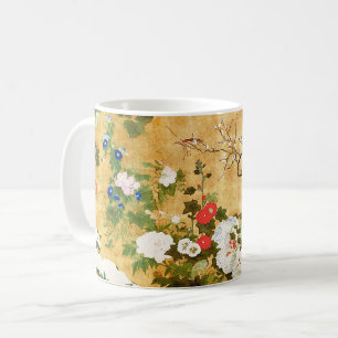 Mug Fleurs des quatre saisons, Saito Ippo, Art asiatiq