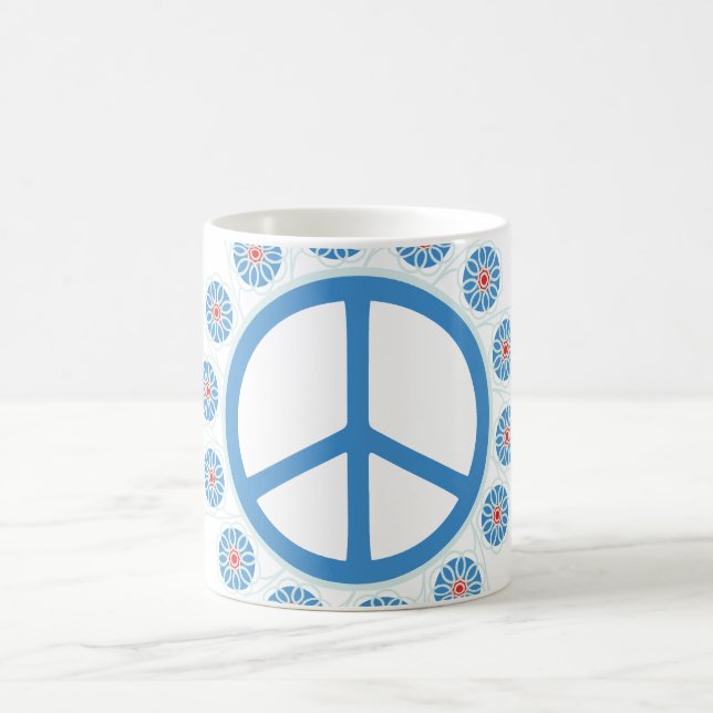 Mug Fleurs des signes de paix (Centre)