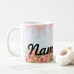 Mug Fleurs d'été Floral Personnalisé Café Mug, Coupe