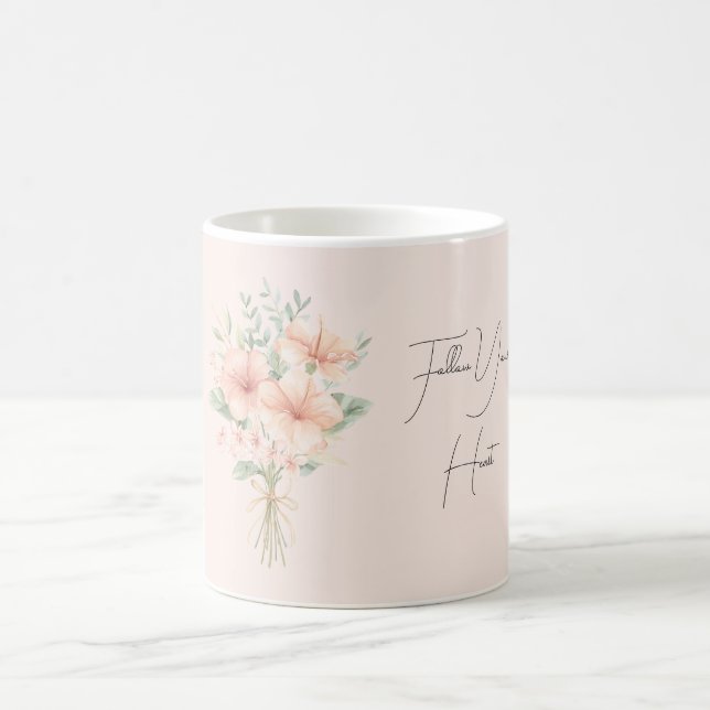 Mug Fleurs d'Hibiscus Pêche Tropical (Centre)