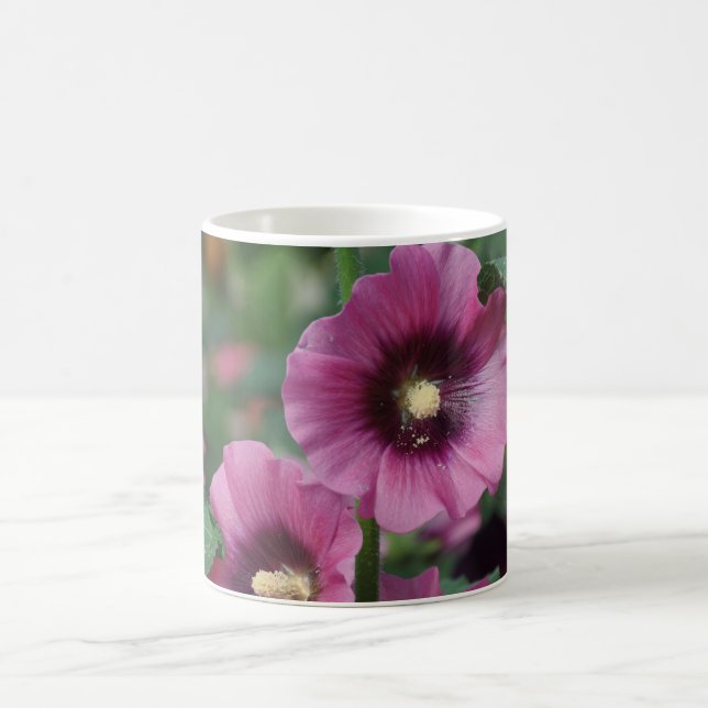Mug Fleurs d'hibiscus pourpres (Centre)