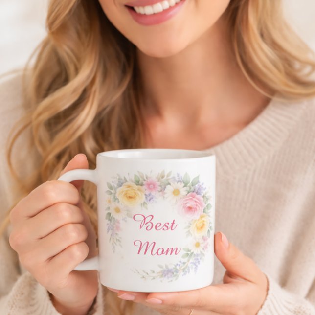 Mug Fleurs Douces pour Maman (Créateur téléchargé)